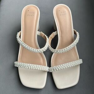 A New Day Audra Pearl Heels 10 - Good